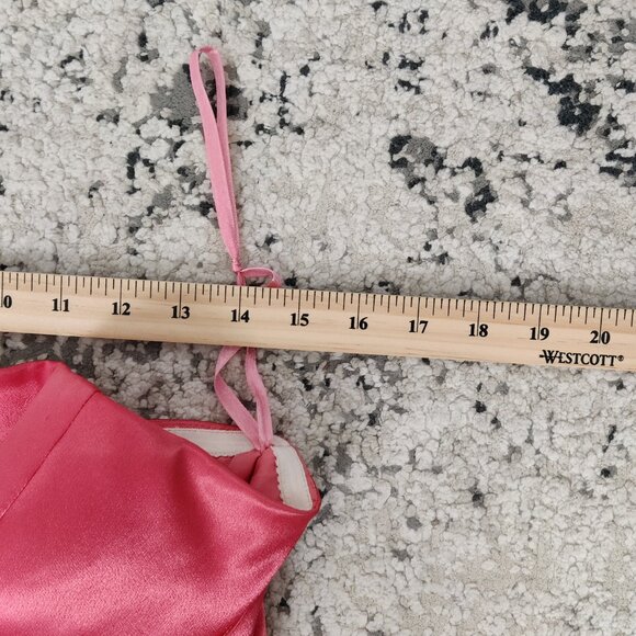 Modern Mais Women's Satin Evening Dress Sz 12 Graduation Wedding Party Cocktail - Picture 9 of 16